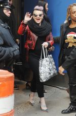 KELLY OSBOURNE Arrives at Good Morning America Studios in New York 12/21/2016