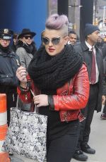 KELLY OSBOURNE Arrives at Good Morning America Studios in New York 12/21/2016