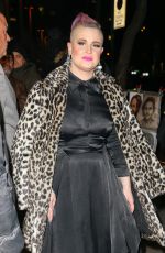KELLY OSBOURNE Leaves Late Night with Seth Meyers in New York 12/21/2016