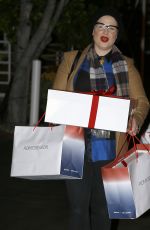 KELLY OSBOURNE Out for Christmas Shopping in West Hollywood 12/16/2016