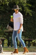 KELLY ROWLAND at a Park in Los Angeles 12/08/2016