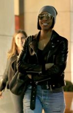 KELLY ROWLAND in Ripped Jeans Out in Beverly Hills 12/20/2016