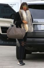 KELLY ROWLAND Out and About in Beverly Hills 12/21/2016