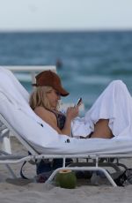 KELLY THOMAS in Bikini at a Beach in Miami 12/21/2016