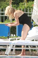 KELLYANNE CONWAY in Swumsuit at a Pool in Miami 11/28/2016