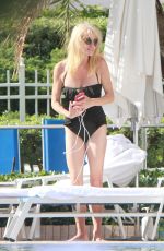 KELLYANNE CONWAY in Swumsuit at a Pool in Miami 11/28/2016