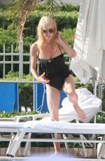 KELLYANNE CONWAY in Swumsuit at a Pool in Miami 11/28/2016