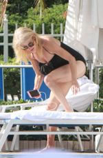 KELLYANNE CONWAY in Swumsuit at a Pool in Miami 11/28/2016