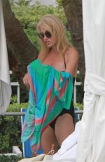 KELLYANNE CONWAY in Swumsuit at a Pool in Miami 11/28/2016