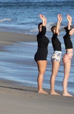 KENDALL JENNER, GIGI HADID and ASHLEY GRAHAM on the Set of a Photoshoot in Malibu 12/19/2016