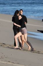 KENDALL JENNER, GIGI HADID and ASHLEY GRAHAM on the Set of a Photoshoot in Malibu 12/19/2016