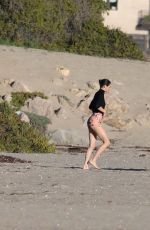 KENDALL JENNER on the Set of a Photoshoot at a Beach in Malibu 12/19/2016