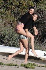 KENDALL JENNER on the Set of a Photoshoot at a Beach in Malibu 12/19/2016