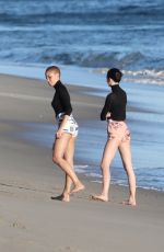 KENDALL JENNER on the Set of a Photoshoot at a Beach in Malibu 12/19/2016