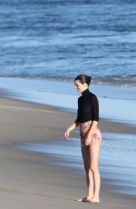 KENDALL JENNER on the Set of a Photoshoot at a Beach in Malibu 12/19/2016