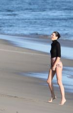 KENDALL JENNER on the Set of a Photoshoot at a Beach in Malibu 12/19/2016