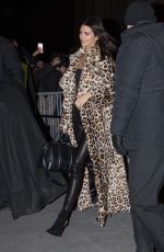 KENDALL JENNER Out for Dinner in Paris 11/30/2016