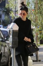 KENDALL JENNER Out for Lunch in West Hollywood 12/22/2016