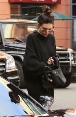 KENDALL JENNER Out for Lunch in West Hollywood 12/22/2016