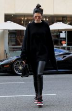 KENDALL JENNER Out for Lunch in West Hollywood 12/22/2016