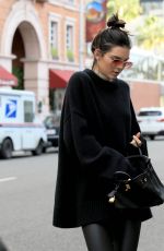 KENDALL JENNER Out for Shopping in Beverly Hills 12/22/2016