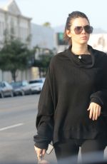 KENDALL JENNER Out Shopping in Hollywood 12/11/2016