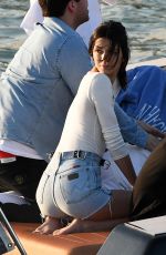 KENDALL JENNER Taking a Boat to a Friends Home in Miami 12/03/2016