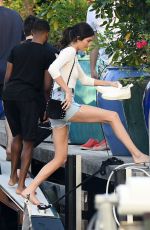 KENDALL JENNER Taking a Boat to a Friends Home in Miami 12/03/2016