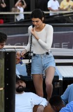 KENDALL JENNER Taking a Boat to a Friends Home in Miami 12/03/2016