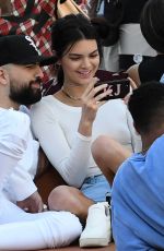 KENDALL JENNER Taking a Boat to a Friends Home in Miami 12/03/2016