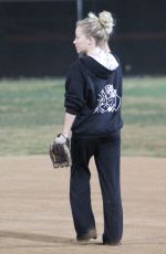 KENDRA WILKINSON at a Softball Game in Los Angeles 12/12/2016