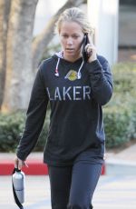 KENDRA WILKINSON Leaves a Gym in Los Angeles 12/17/2016