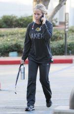 KENDRA WILKINSON Leaves a Gym in Los Angeles 12/17/2016