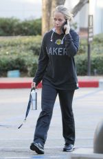 KENDRA WILKINSON Leaves a Gym in Los Angeles 12/17/2016