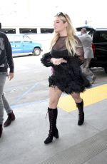 KESHA SEBERT at Los Angeles international Airport 12/08/2016
