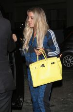 KHLOE KARDASHIAN at a Dance Studio in West Hollywood 12/14/2016