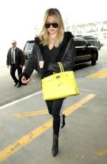 KHLOE KARDASHIAN at Los Angeles International Airport 12/07/2016