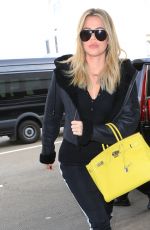 KHLOE KARDASHIAN at Los Angeles International Airport 12/07/2016