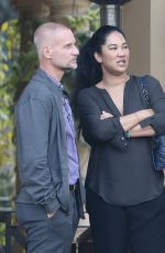 KIMORA LEE Out for Lunch with Husband in Beverly Hills 12/14/2016