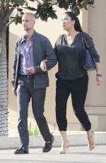 KIMORA LEE Out for Lunch with Husband in Beverly Hills 12/14/2016
