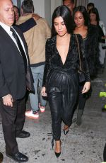 KOURTNEY KARDASHIAN Leaves Delilah in West Hollywood 12/08/2016