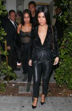 KOURTNEY KARDASHIAN Leaves Delilah in West Hollywood 12/08/2016