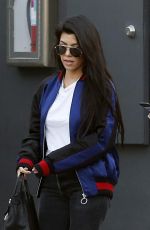 KOURTNEY KARDASHIAN Shopping at Cross Creek Market in Malibu 12/12/2016