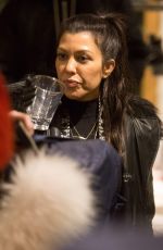 KOURTNEY  KARDASHIAN Shopping at Little Boogies and Moncler in Aspen 12/27/2016