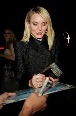 KRISTEN BELL Arrives at 5th Annual Baby2Baby Gala in Culver City 11/12/2016