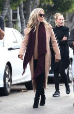 KRISTIN CAVALLARI on the Set of a Photoshoot on Melrose Place 12/12/2016