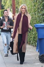 KRISTIN CAVALLARI on the Set of a Photoshoot on Melrose Place 12/12/2016