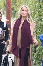 KRISTIN CAVALLARI on the Set of a Photoshoot on Melrose Place 12/12/2016
