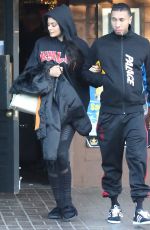 KYLIE JENNER and Tyga Out and About in Calabasas 12/18/2016