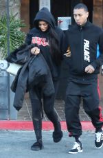 KYLIE JENNER and Tyga Out and About in Calabasas 12/18/2016